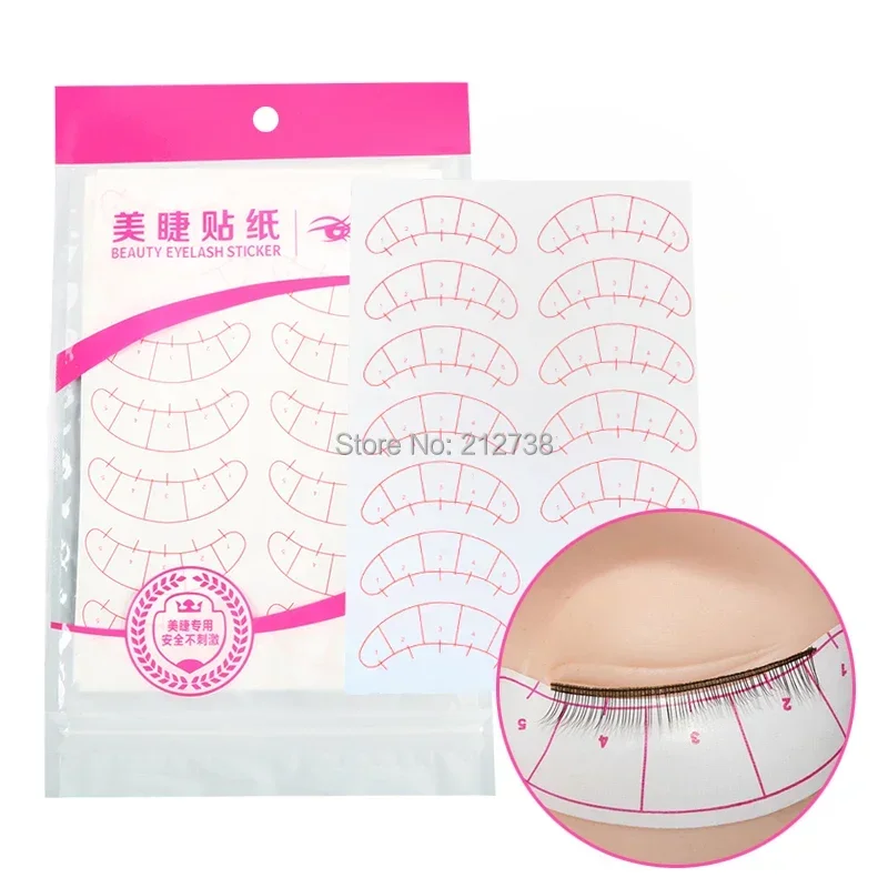 Beauty Makeup Tools Use - 140 szt. Rzęsy pod płatki pod