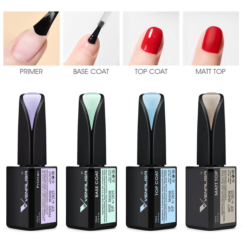 Concealer Full Coverage - Venalisa Gel Polish 15ml Silky Matt