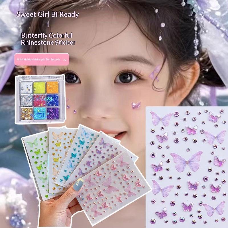 Eyeshadow Palette - Naklejki do malowania twarzy dla dzieci,