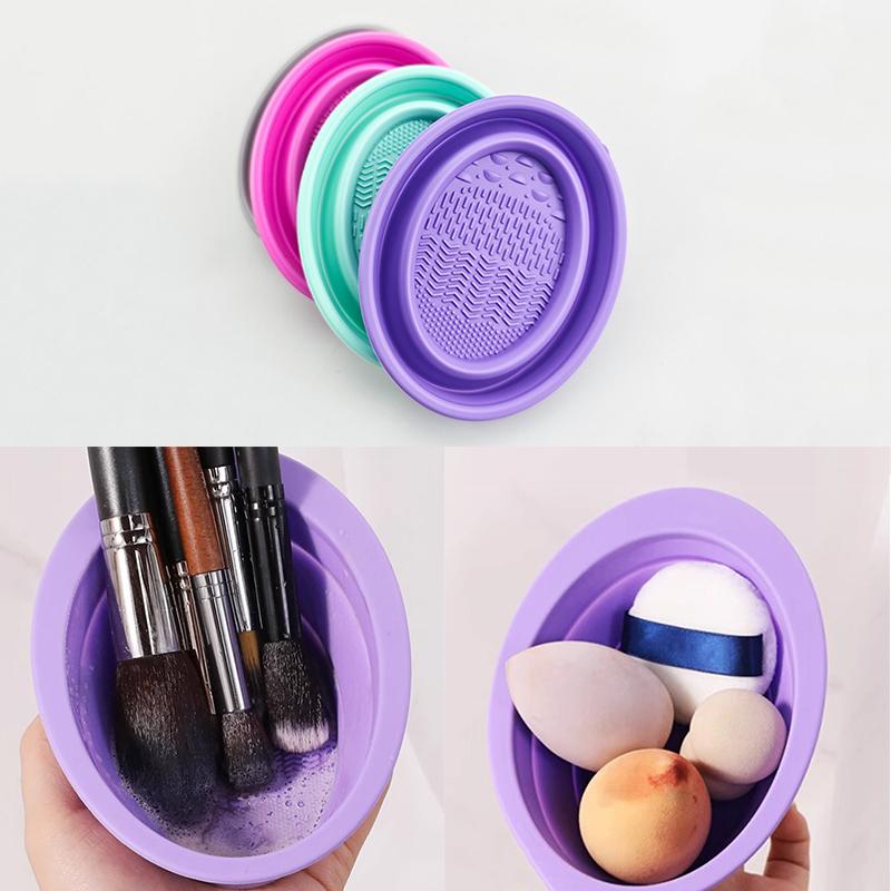 Blush Brush Kabuki - Miękki silikonowy środek do czyszczenia pędzli