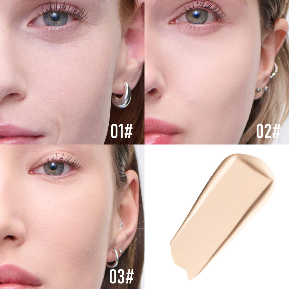 Concealer Full Coverage - 4 w 1 Podkład Długotrwały Nawilżający