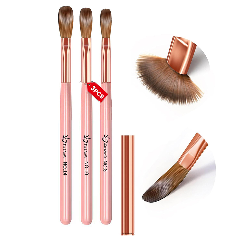 Zestaw 3 szt. Różowy uchwyt ak – Blush Brush Kabuki recenzja i cena
