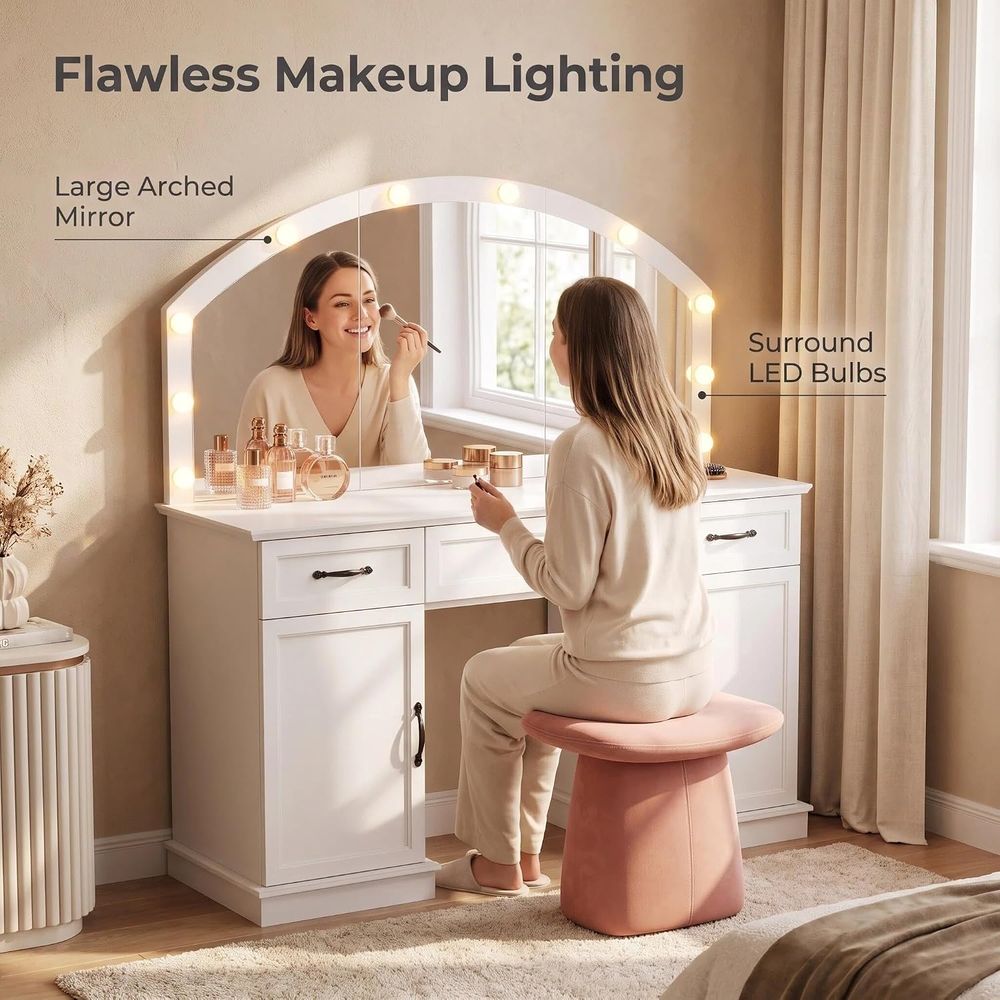 Duża toaletka z lustrem do mak – Beauty Makeup Hd recenzja i cena