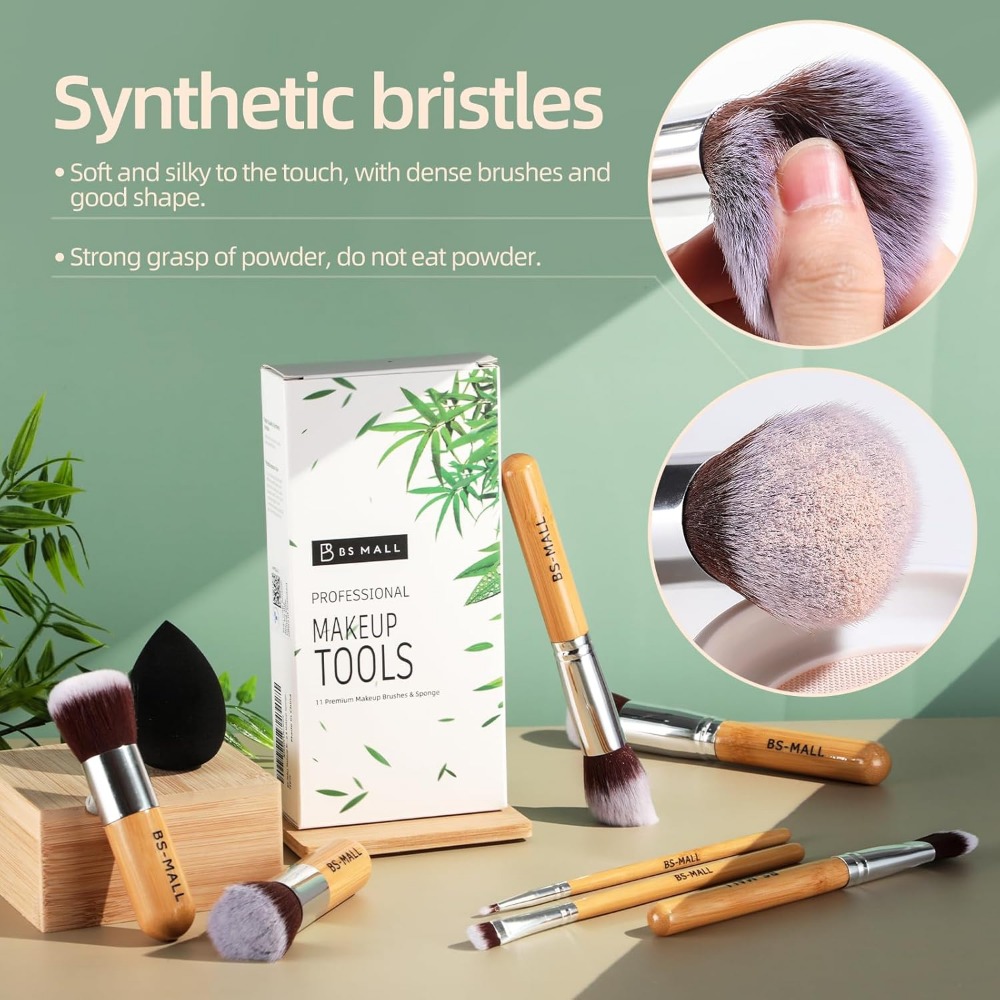 Zestaw Pędzli do Makijażu BS-M – Blush Brush Kabuki recenzja i cena