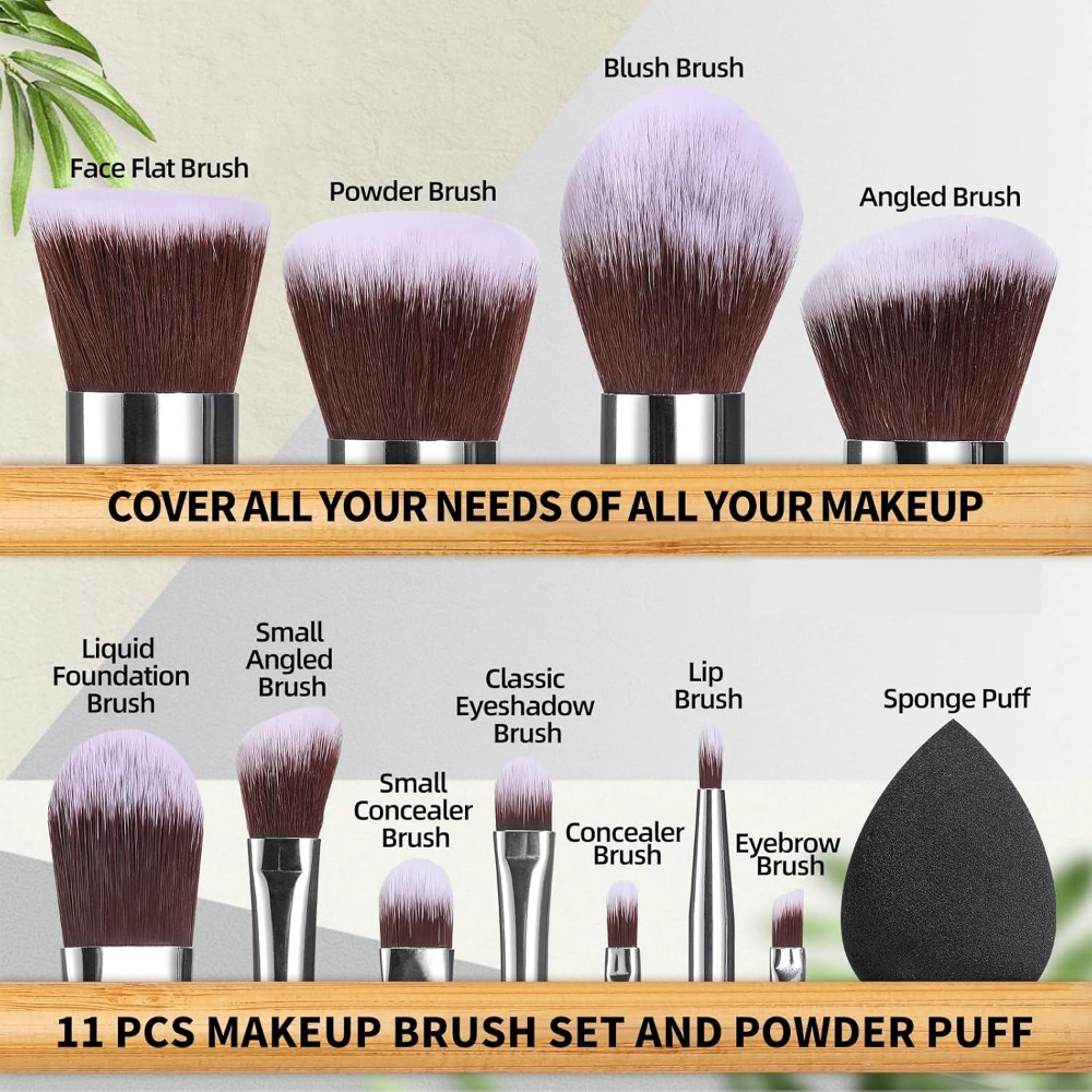 Zestaw Pędzli do Makijażu BS-M – Blush Brush Kabuki recenzja i cena