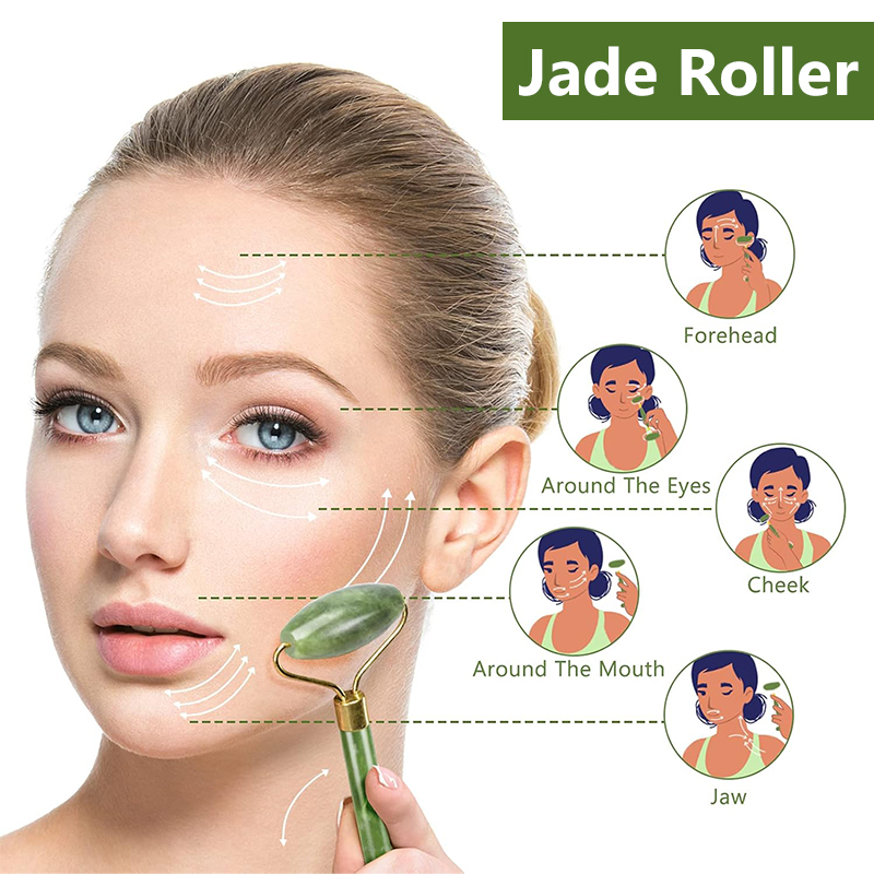 Naturalny Jadeitowy Roller do  – Face Massager recenzja i cena