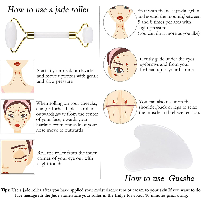 Naturalny Jadeitowy Roller do  – Face Massager recenzja i cena