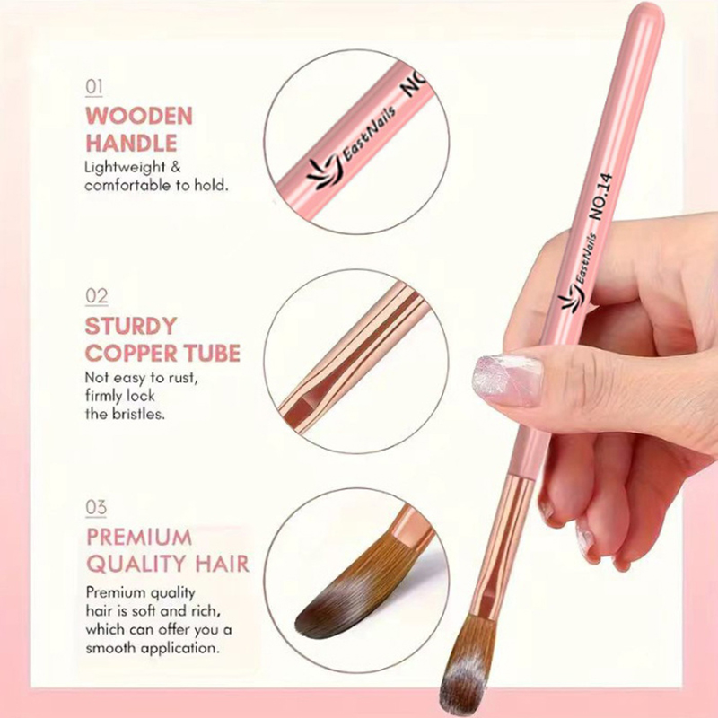 【3 szt. akrylowych pędzli do p – Blush Brush Kabuki recenzja i cena