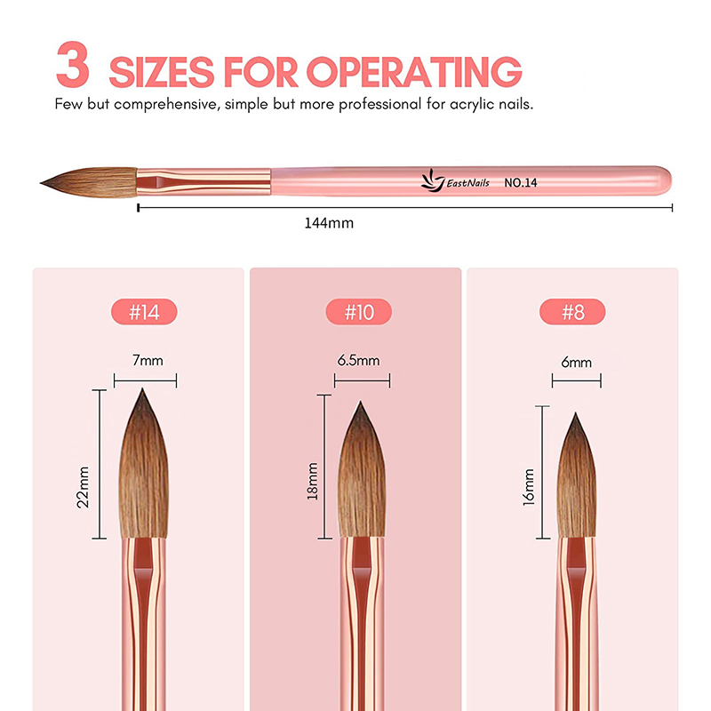 【3 szt. akrylowych pędzli do p – Blush Brush Kabuki recenzja i cena