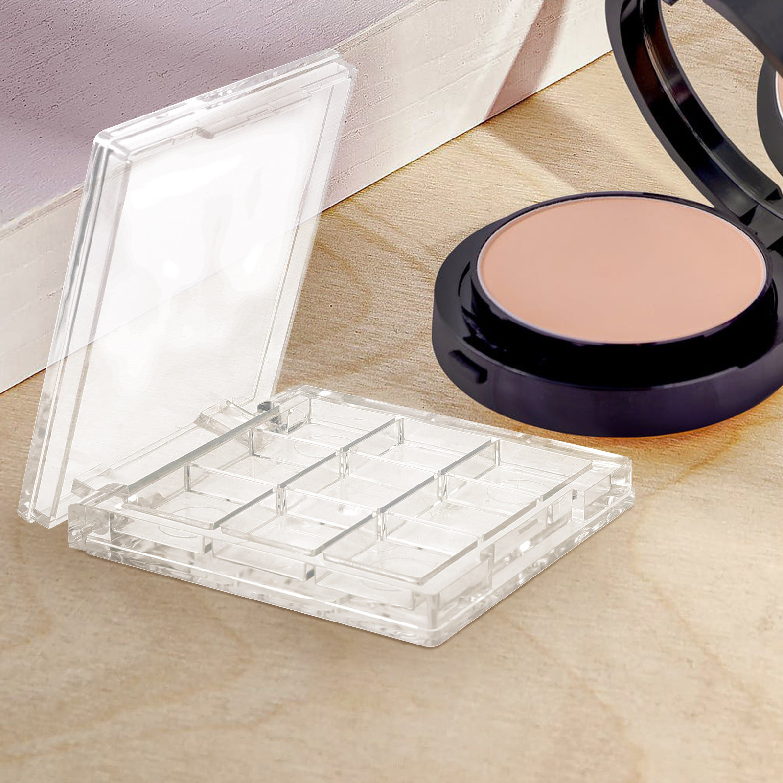 4 sztuki wielokrotnego użytku, – Eyeshadow Palette recenzja i cena