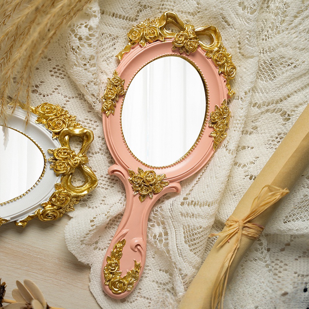 Vintage ręczne lusterko kosmet – Beauty Rose Makeup recenzja i cena
