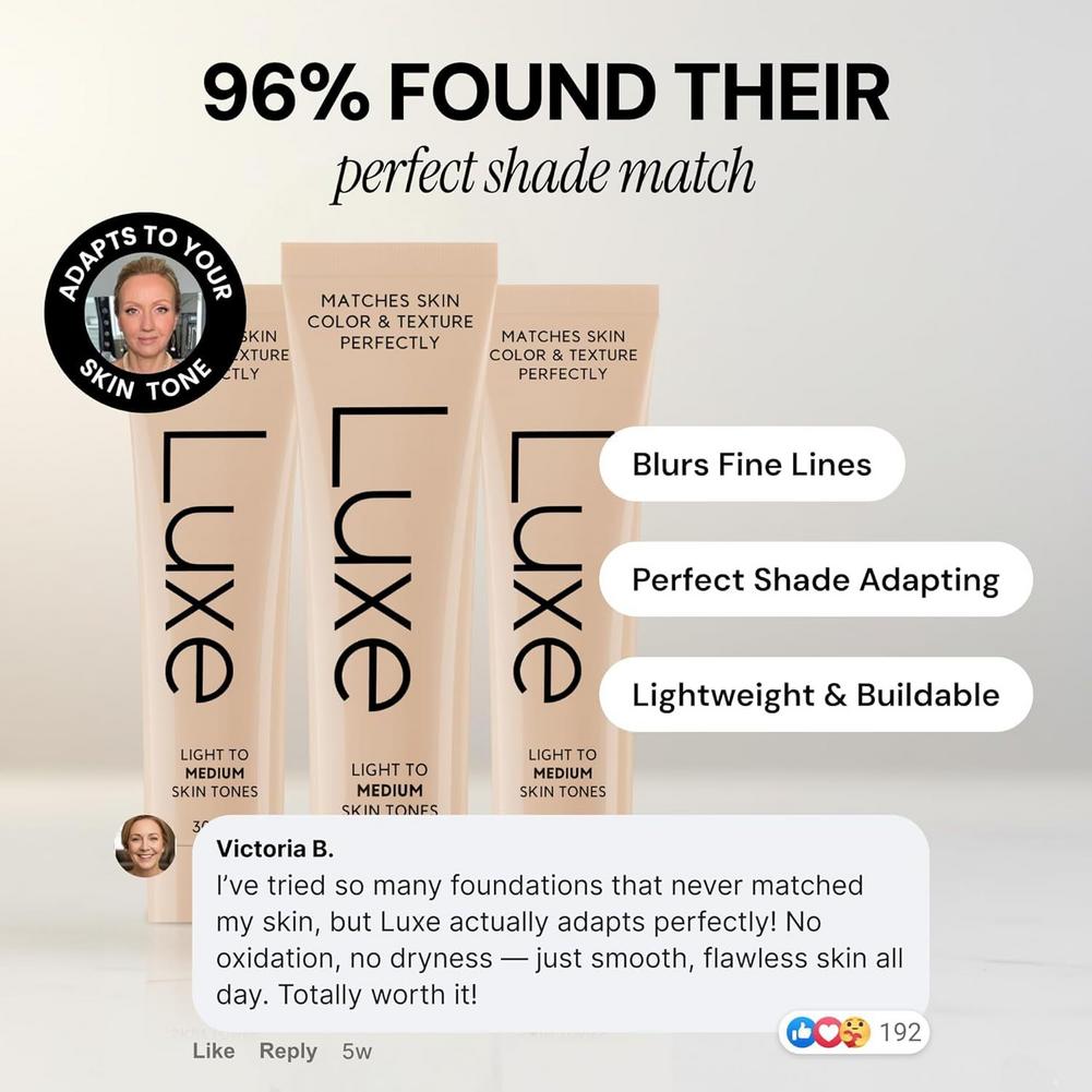30ml Luxe Samopasujący podkład – Concealer Full Coverage recenzja i cena